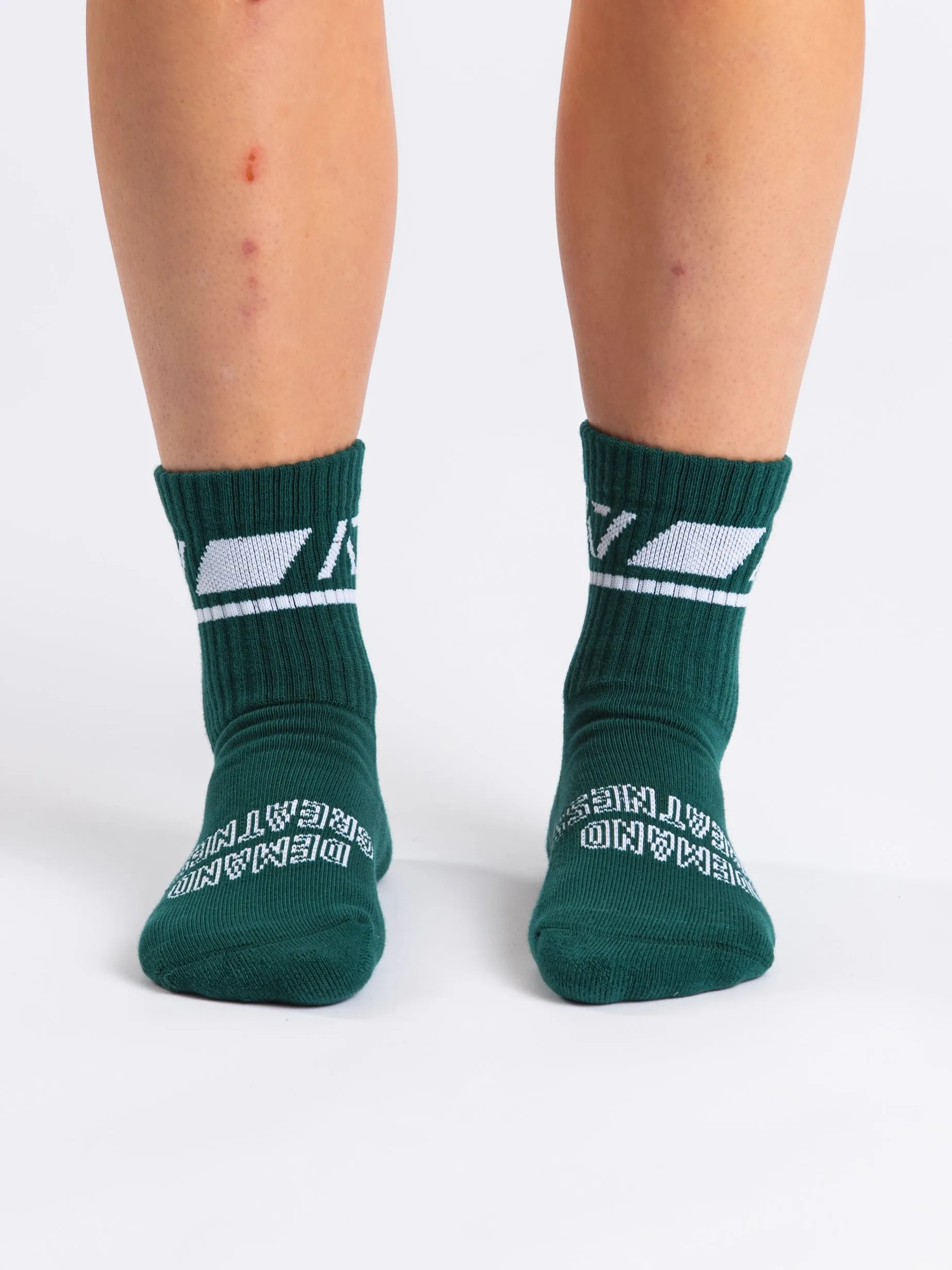 Crew Socks - Emerald Forás
