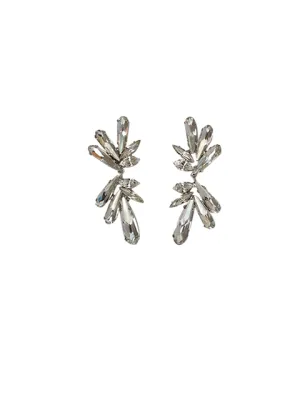 Crystal Navette Statement Wedding Earrings