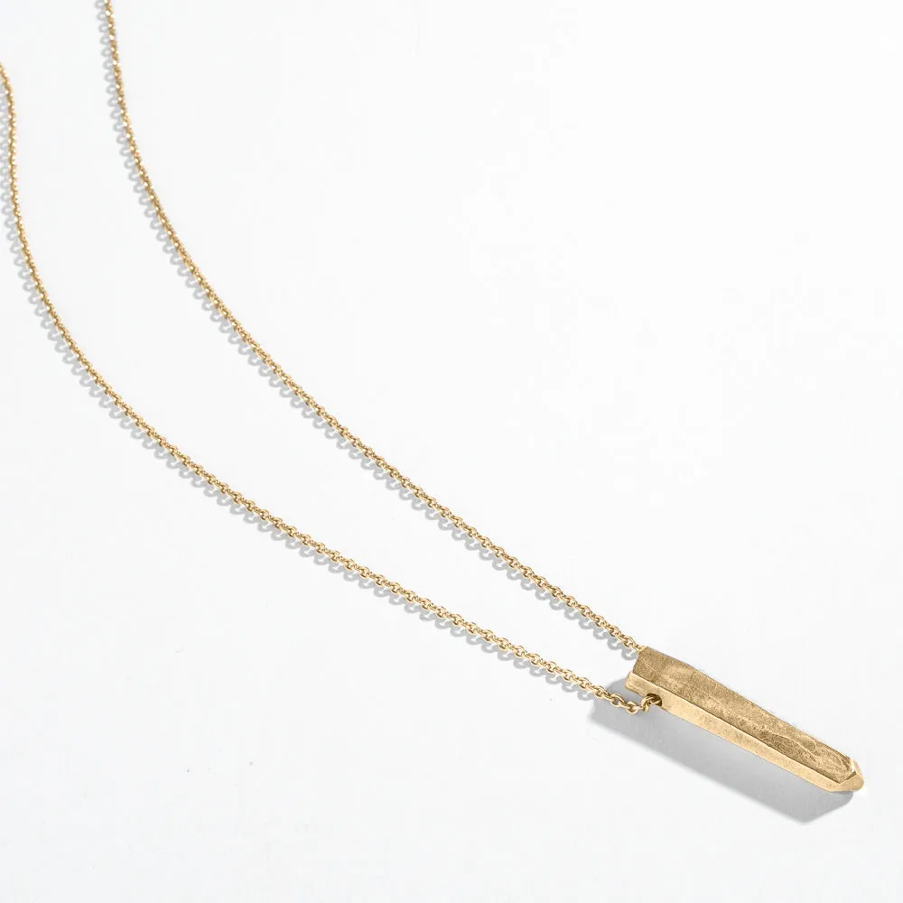 CRYSTAL POINT NUGGET STATEMENT NECKLACE