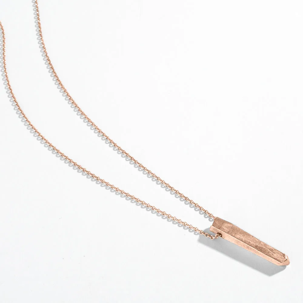CRYSTAL POINT NUGGET STATEMENT NECKLACE