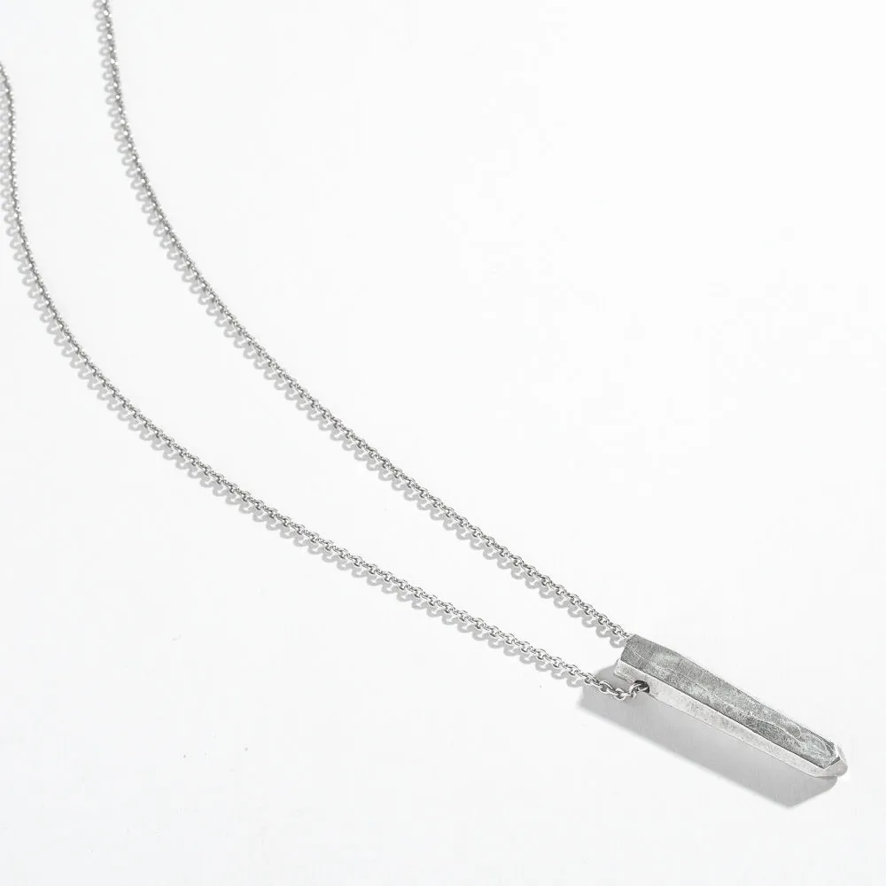 CRYSTAL POINT NUGGET STATEMENT NECKLACE
