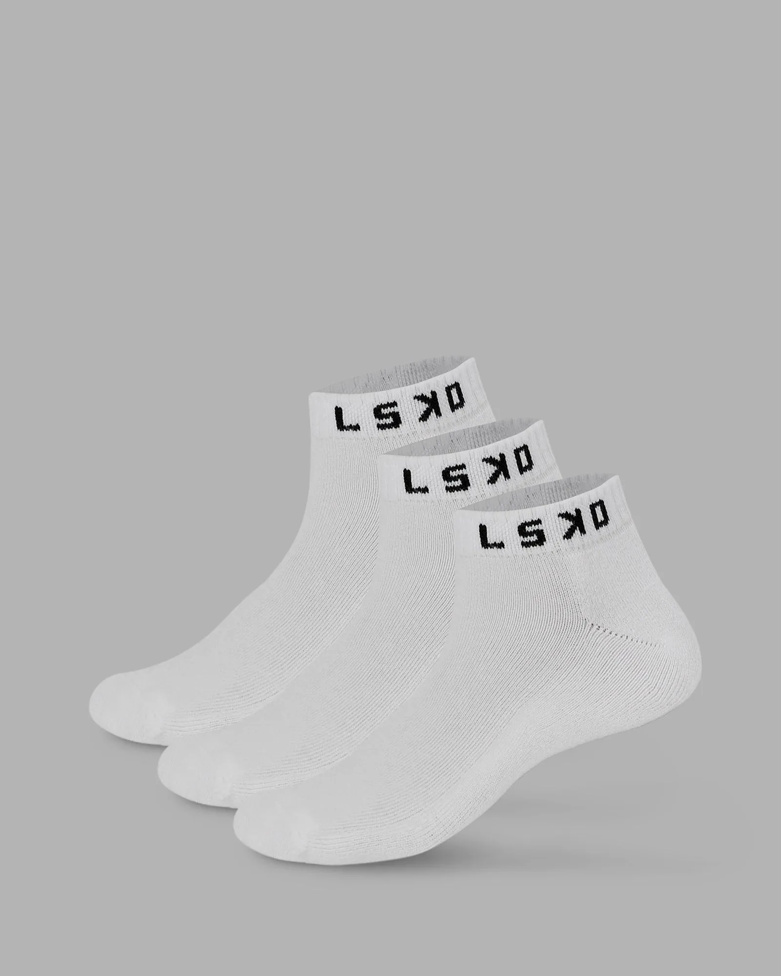 Daily Ankle Socks 3 Pack - White