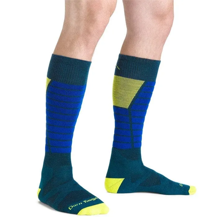 Darn Tough Mens Function X Over-The-Calf Midweight Ski & Snowboard Socks