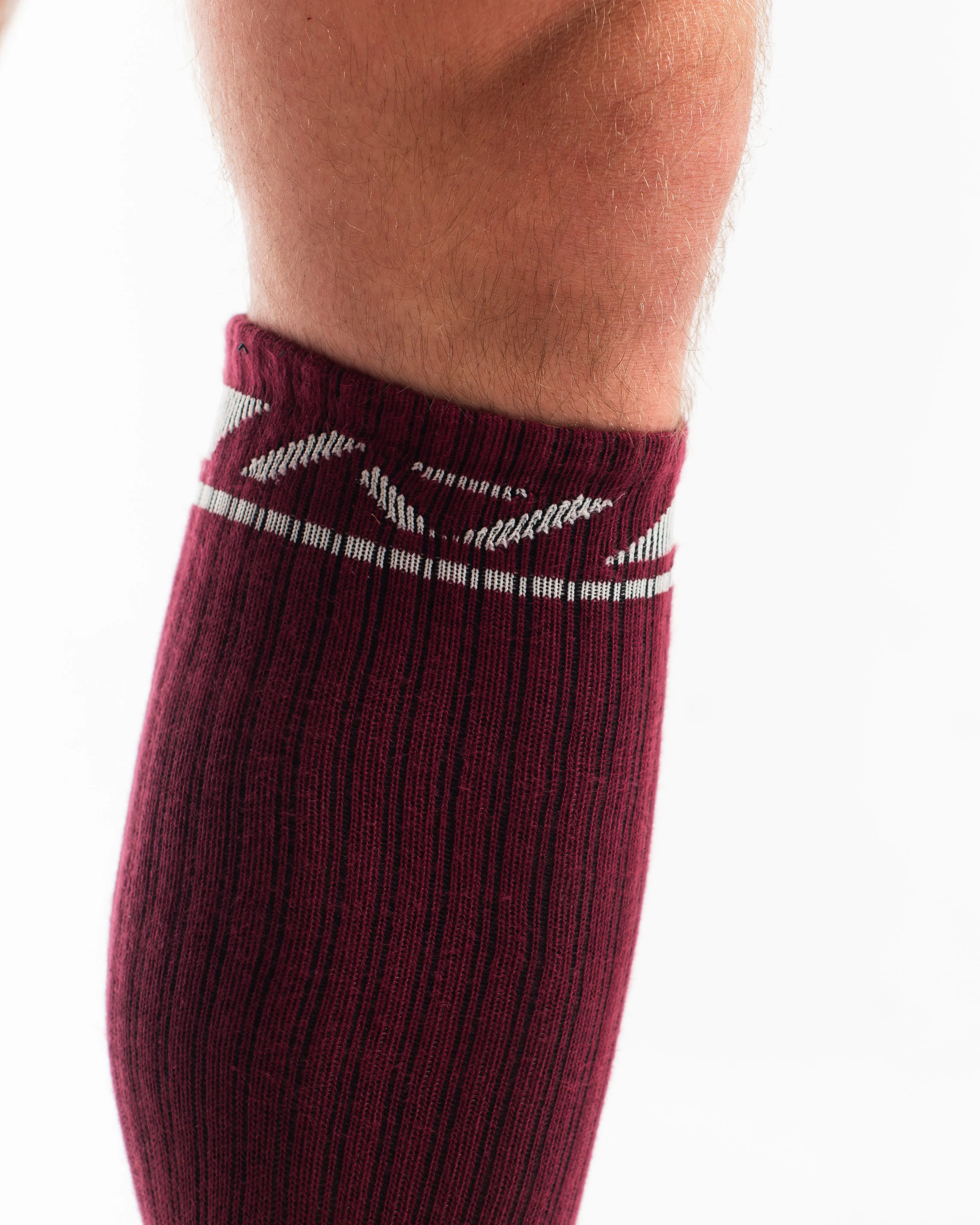 Deadlift Socks - Ivory Rose