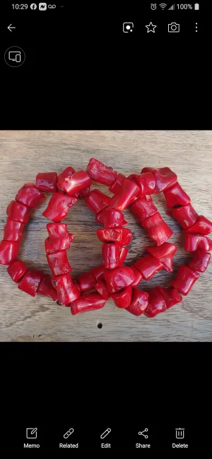 DeDe Coral Bracelet