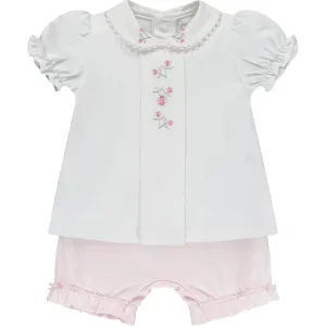 Delores Baby Girls Top & Bloomers Set