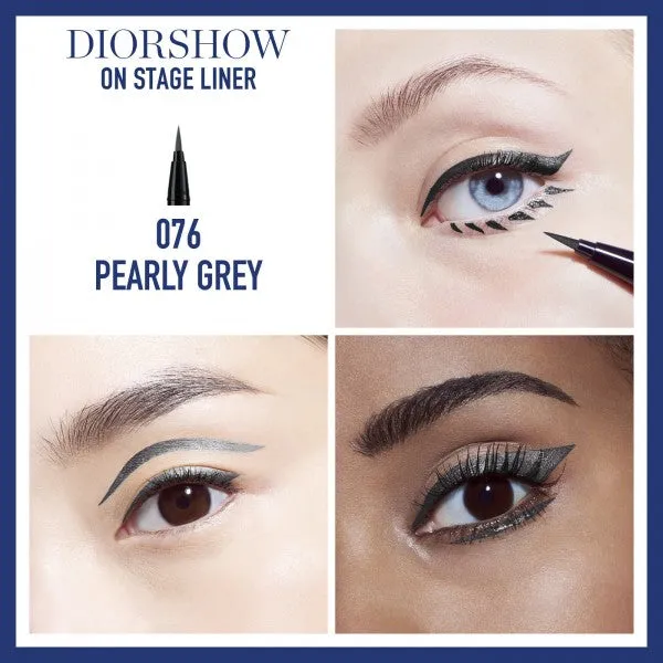 Dior Show On Stage Waterproof Liner - 076 Pearly Grey