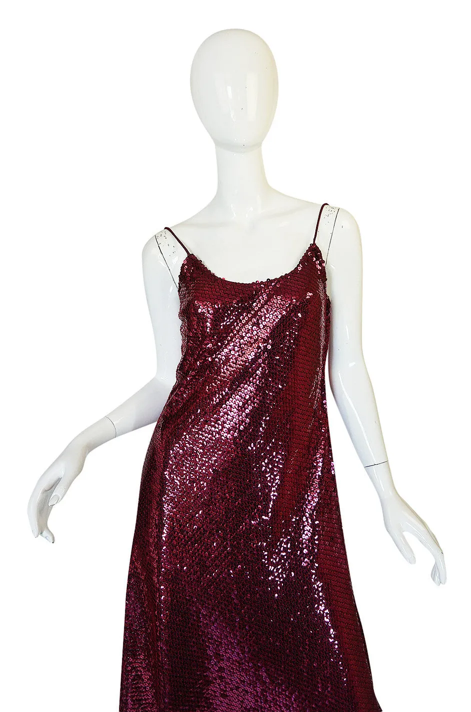 Documented 1972 Bill Blass Dress as Seen on Anjelica Huston