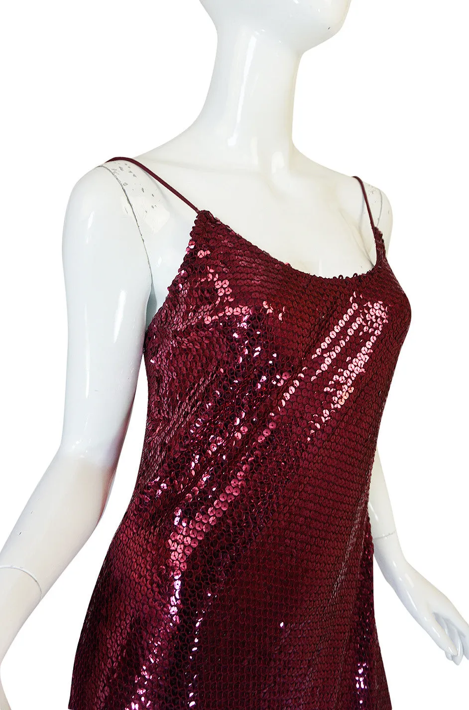 Documented 1972 Bill Blass Dress as Seen on Anjelica Huston