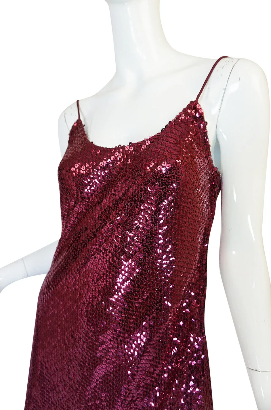 Documented 1972 Bill Blass Dress as Seen on Anjelica Huston