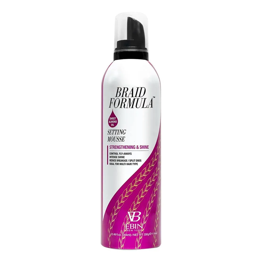 EBIN BRAID FORMULA LOCK'N POMADE Setting Mousse (12.49oz)