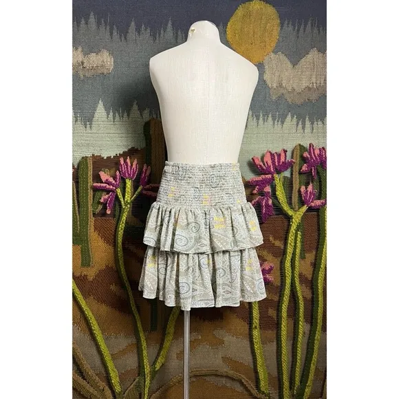 Elan Paisley Skirt S