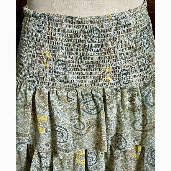 Elan Paisley Skirt S