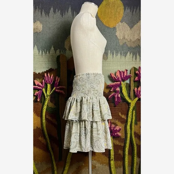 Elan Paisley Skirt S