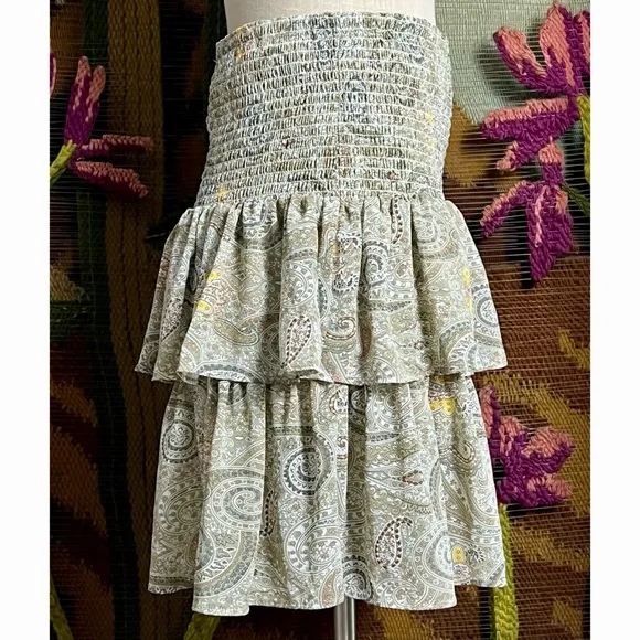 Elan Paisley Skirt S