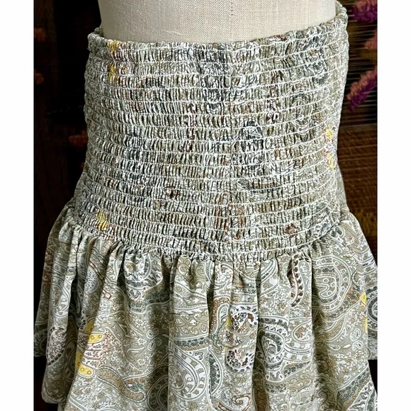 Elan Paisley Skirt S