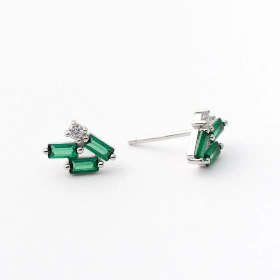 Emerald Stud Earring