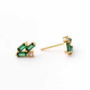 Emerald Stud Earring