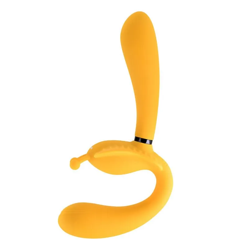 Evolved The Monarch - Yellow Multi Use Couples Vibrator