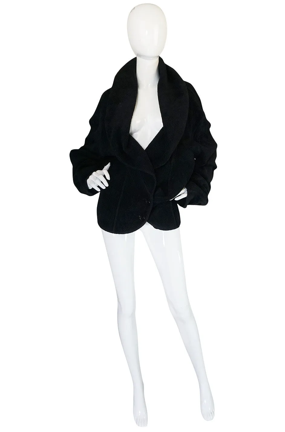 Fall 1991 Alaia Oversized Chenille Sweater Jacket
