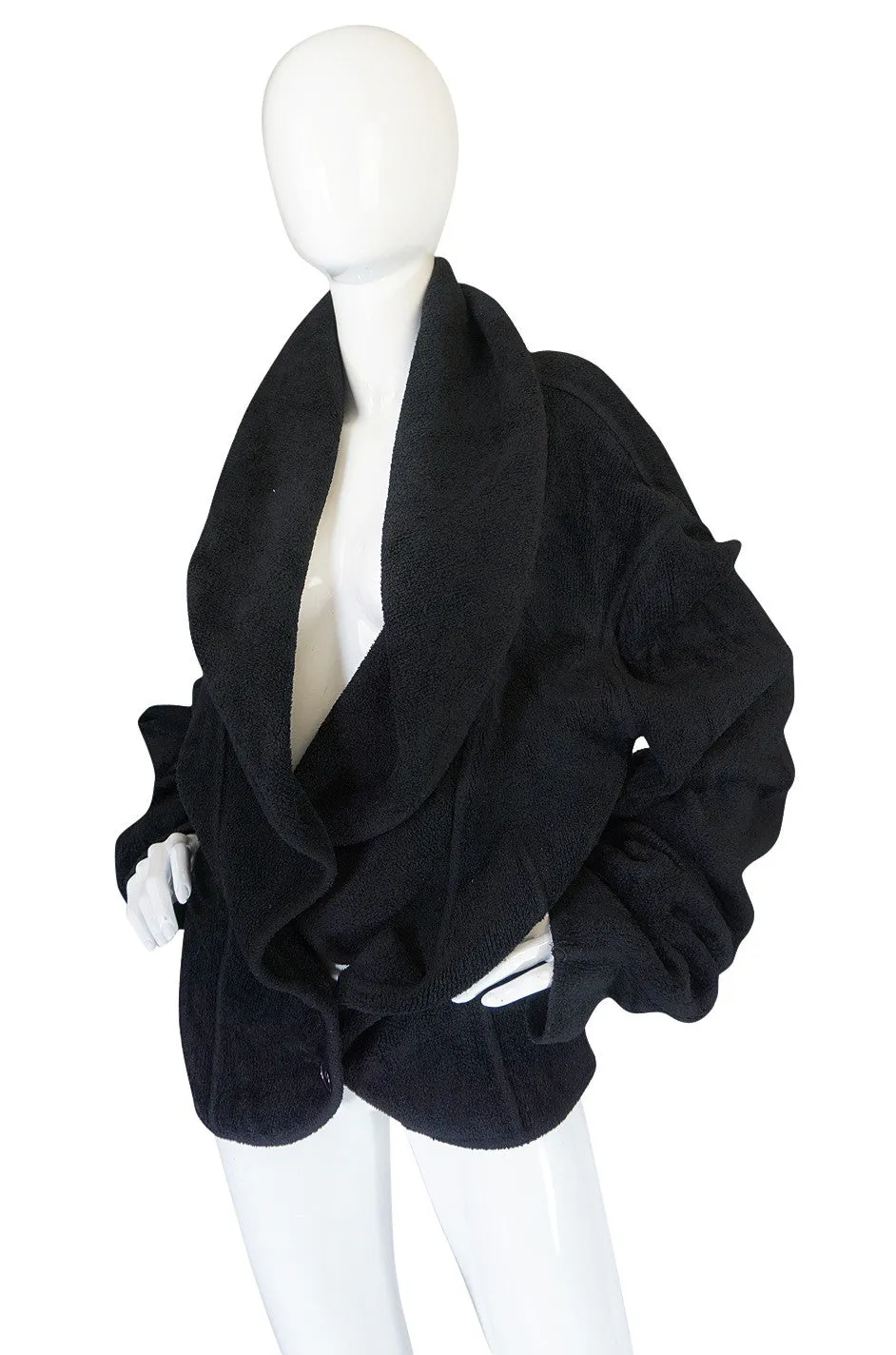 Fall 1991 Alaia Oversized Chenille Sweater Jacket