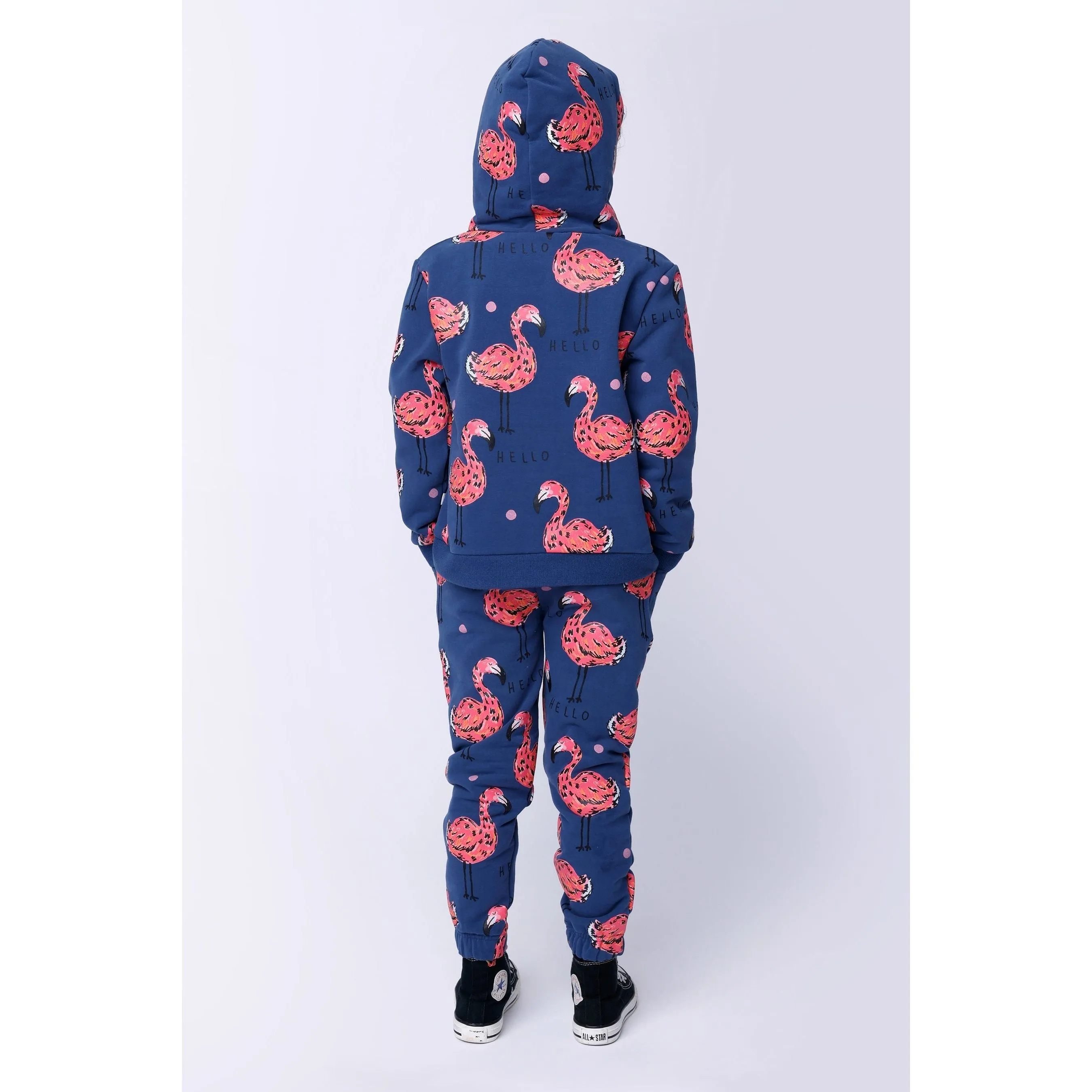 Flamingo Party Furry Trackies