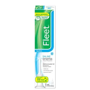 Fleet Laxative Saline Enema | 4.5 oz | Pack of 12 | Fast Constipation Relief in