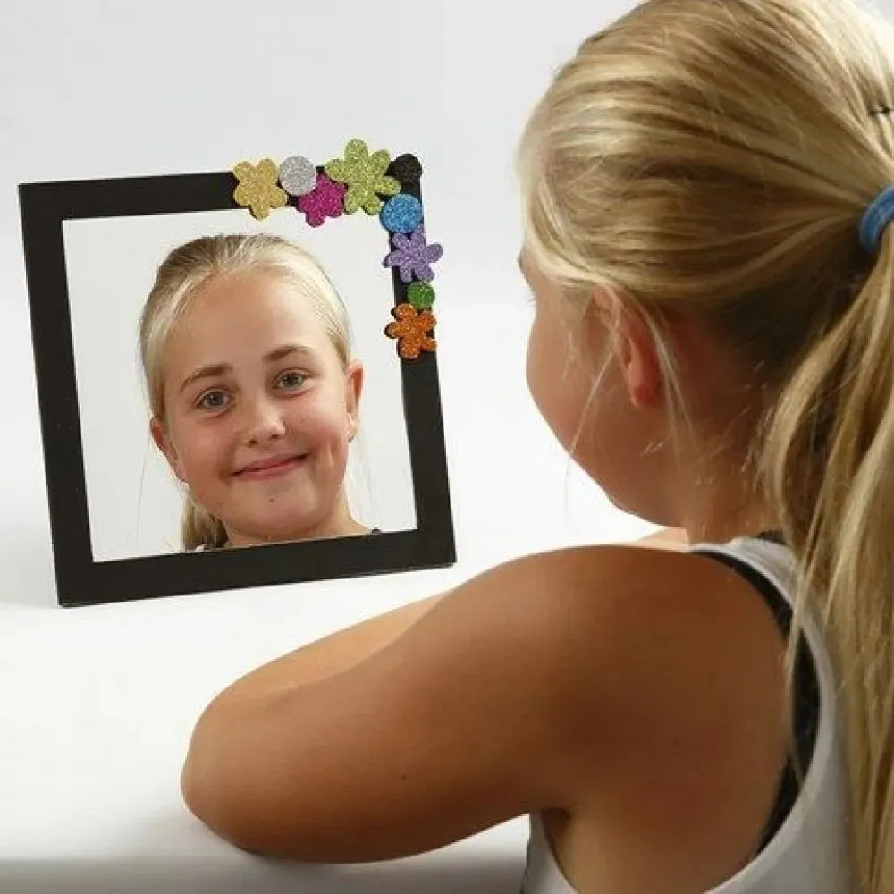 Flexible Plastic Mirror Sheet Can Pre-Cut with A Knife 29.5x21 Cm