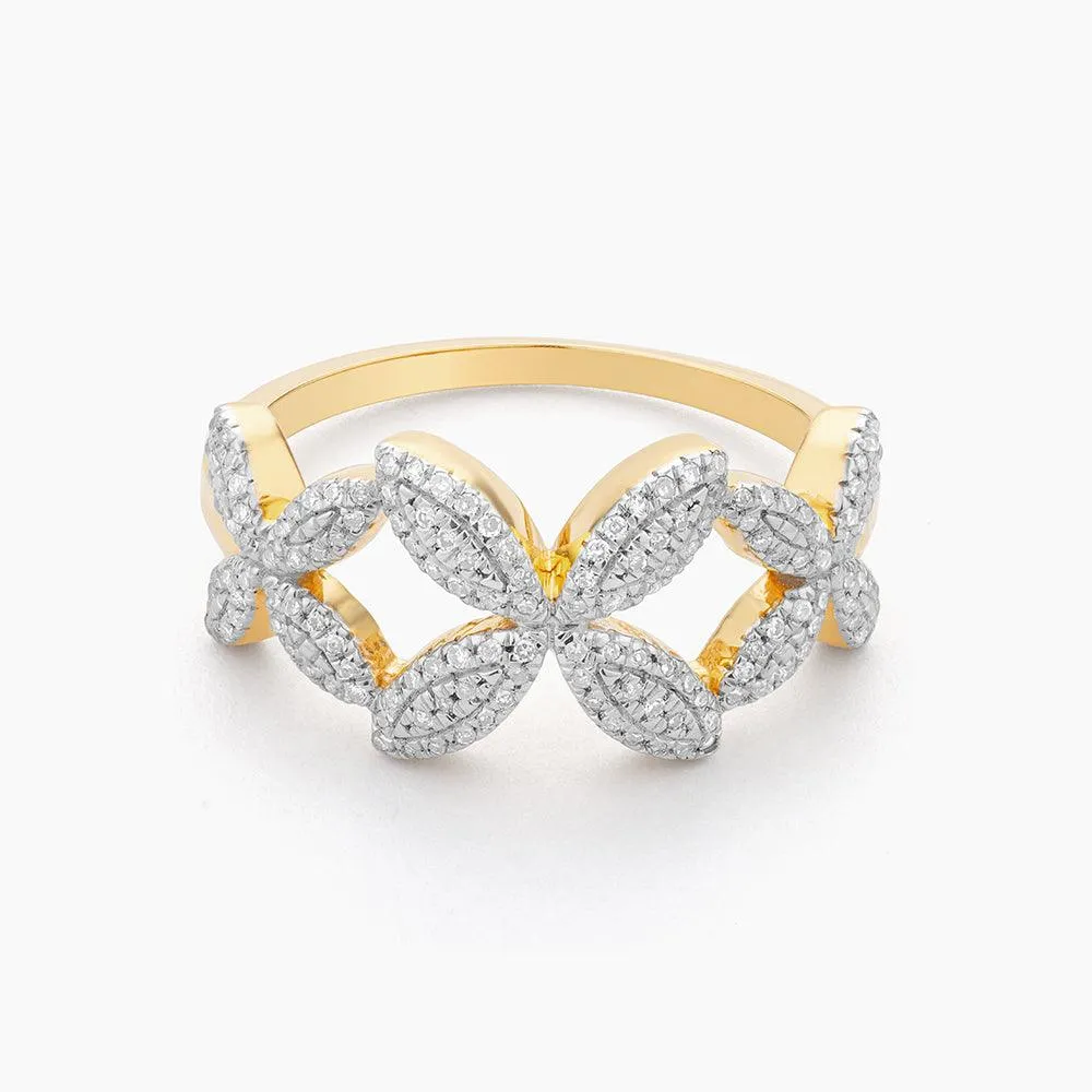 Flower Power Statement Ring