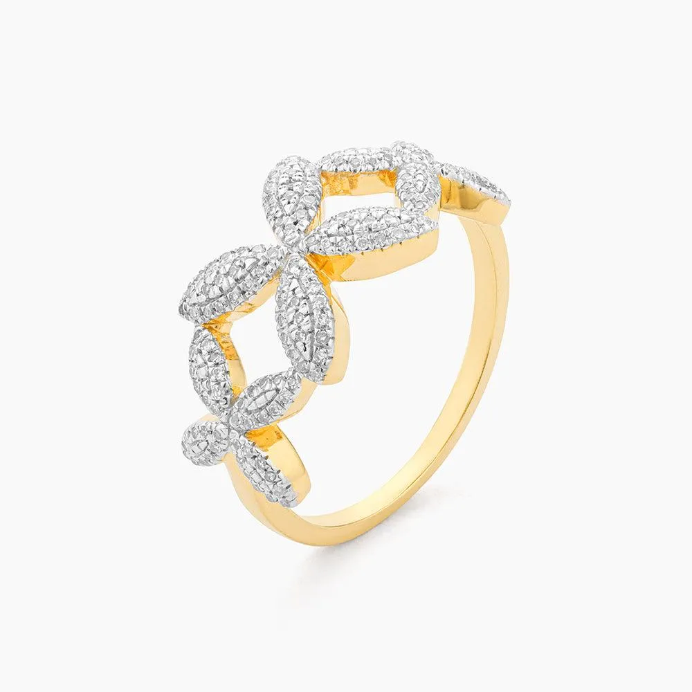Flower Power Statement Ring