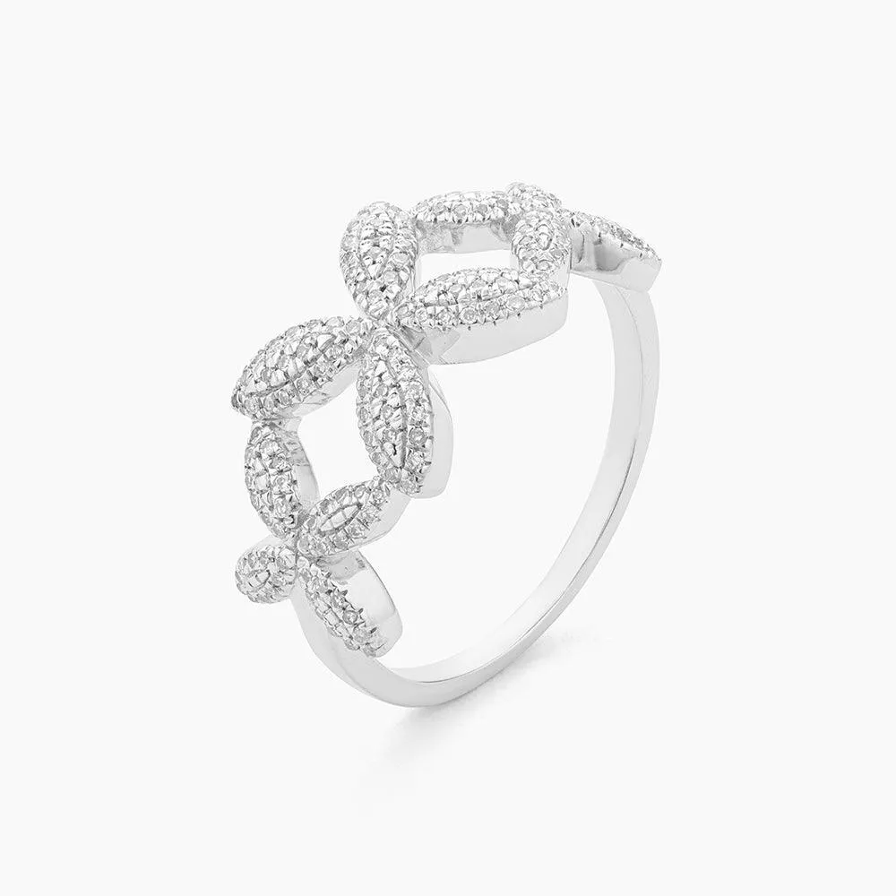 Flower Power Statement Ring
