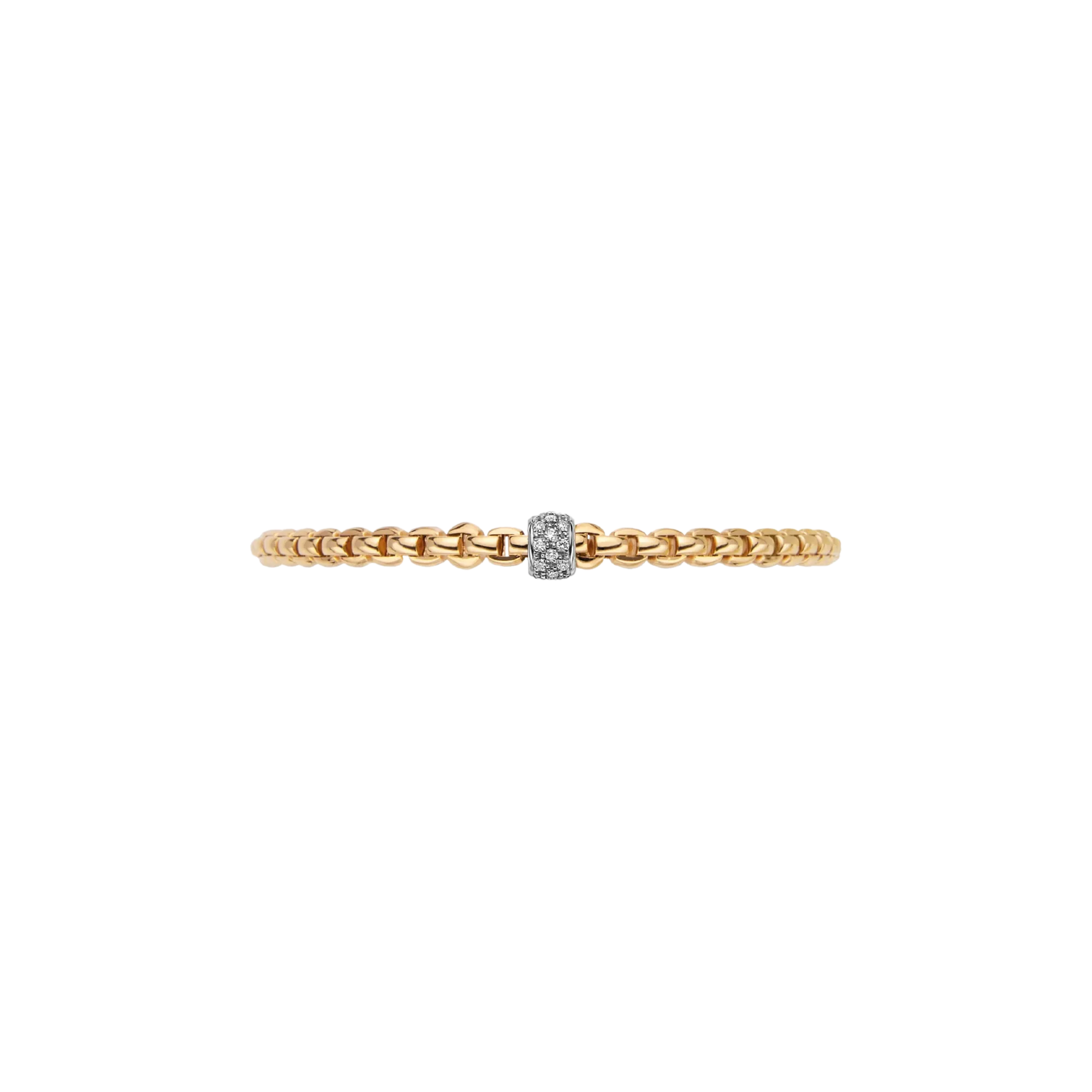 Fope Eka Flex'it bracelet with diamond pave'