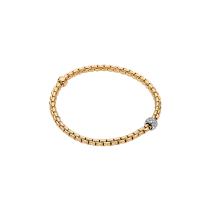 Fope Eka Flex'it bracelet with diamond pave'