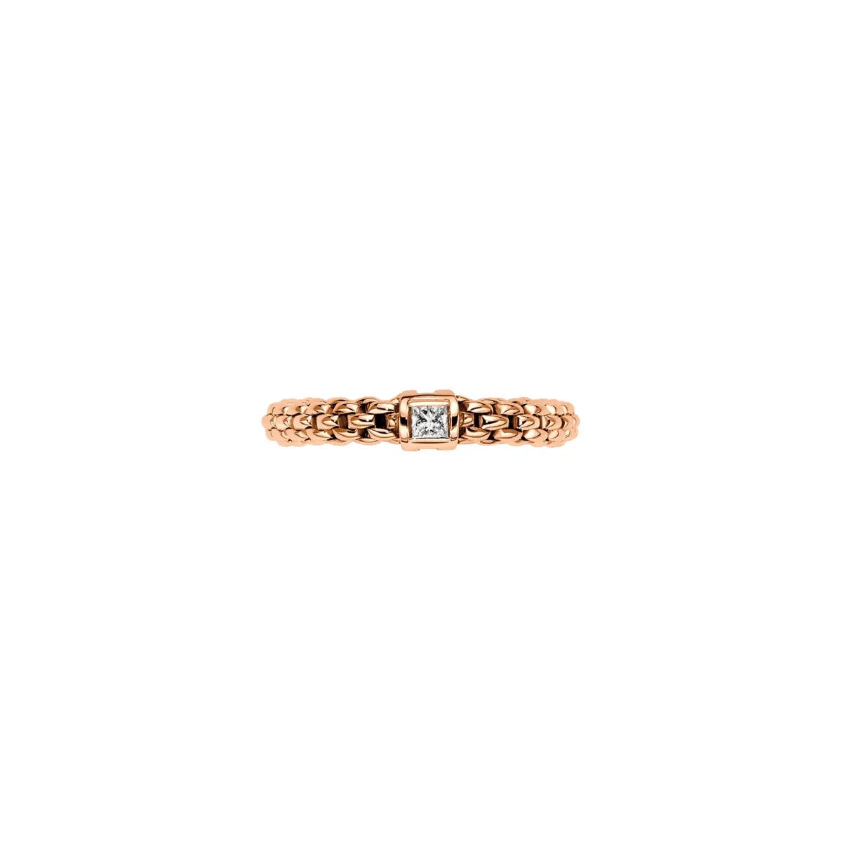 FOPE Souls Flex'it Ring With A White Diamond