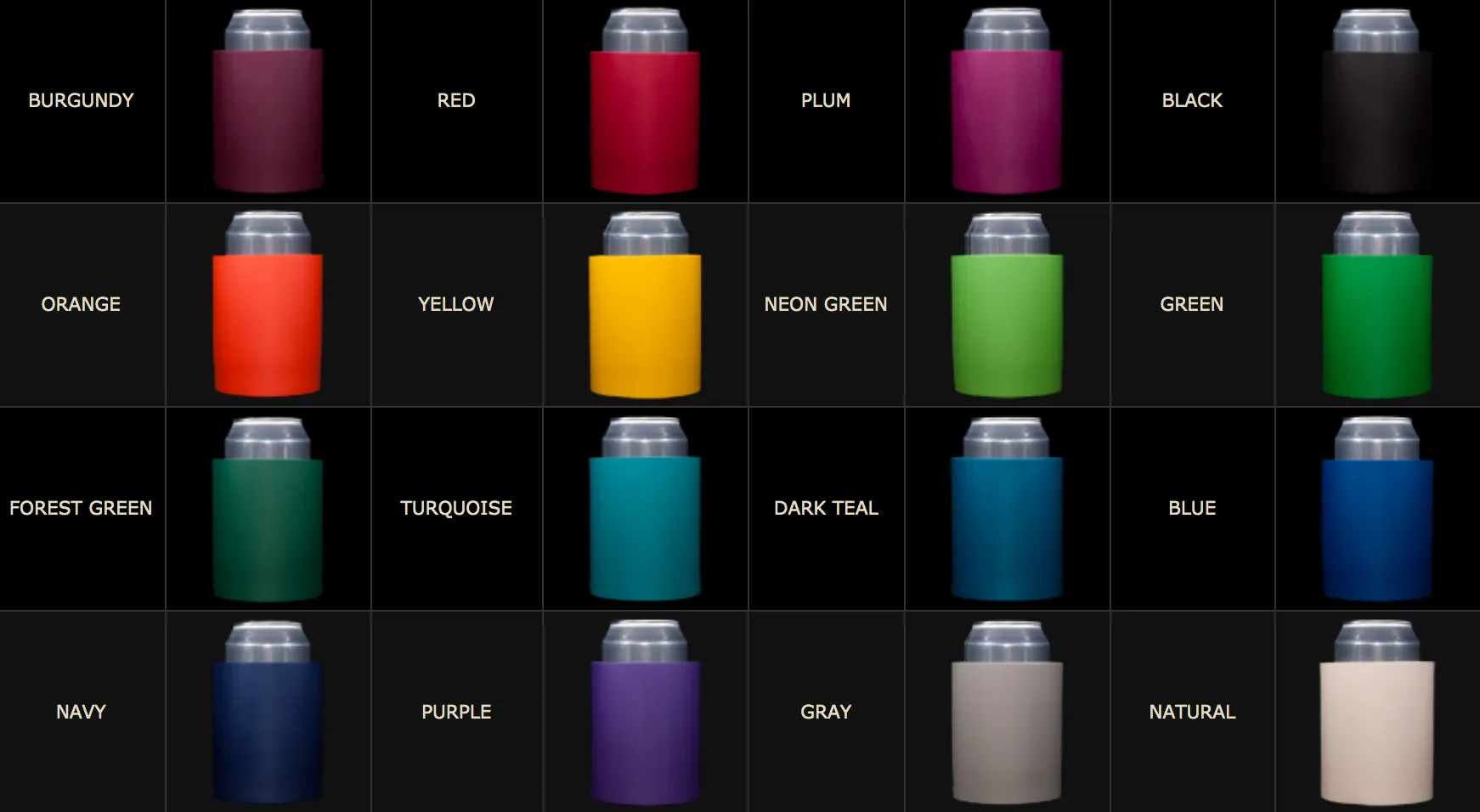 Forty and Fabulous with Palm Tree Foam Koozies