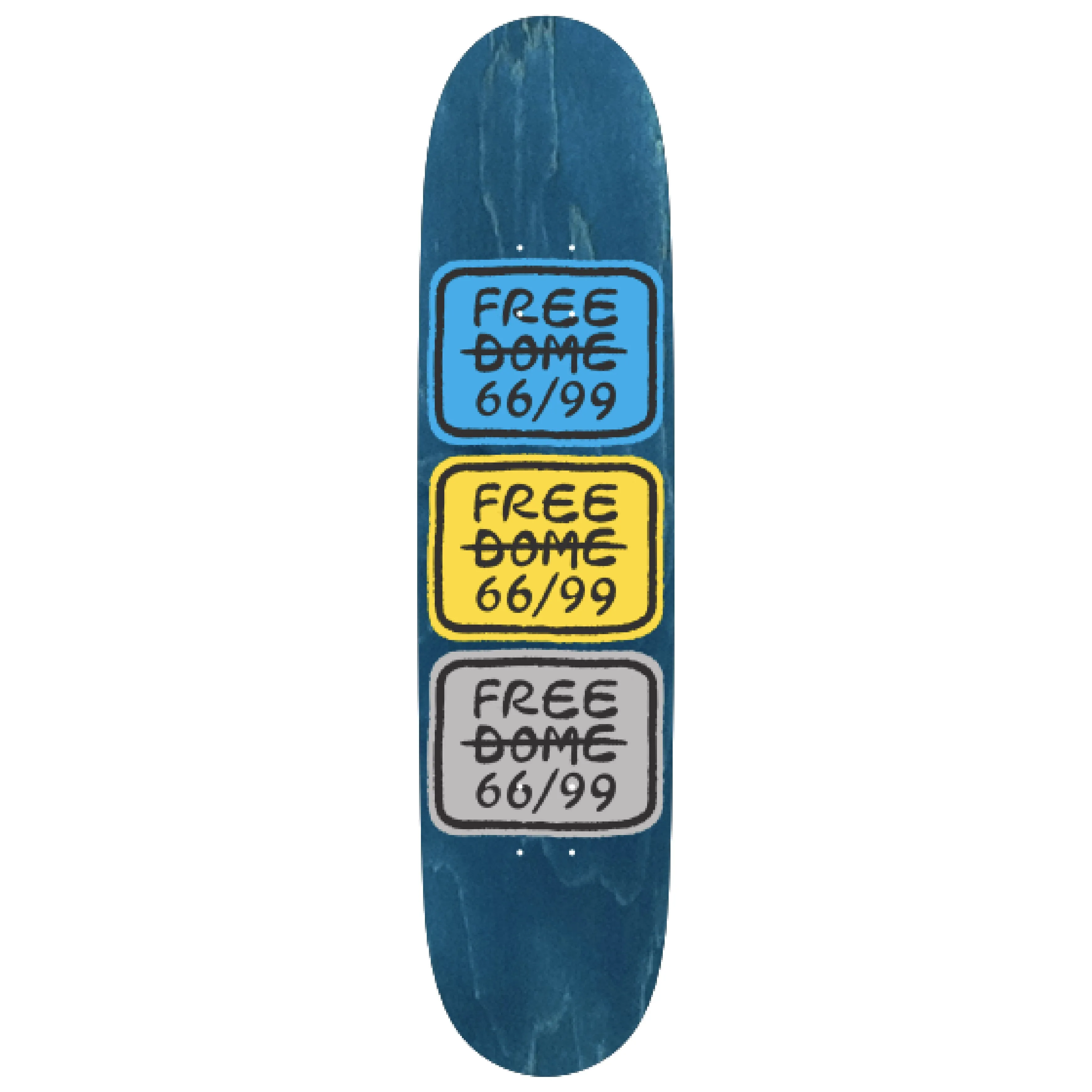 Free Dome Stacked Logo Deck - 8.0"