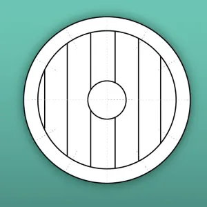 Free Pattern: Basic Round Shield