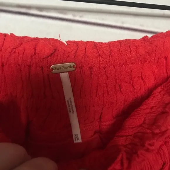 Free People Hooked On You Set Red Size XS/S