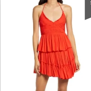 Free People Hooked On You Set Red Size XS/S