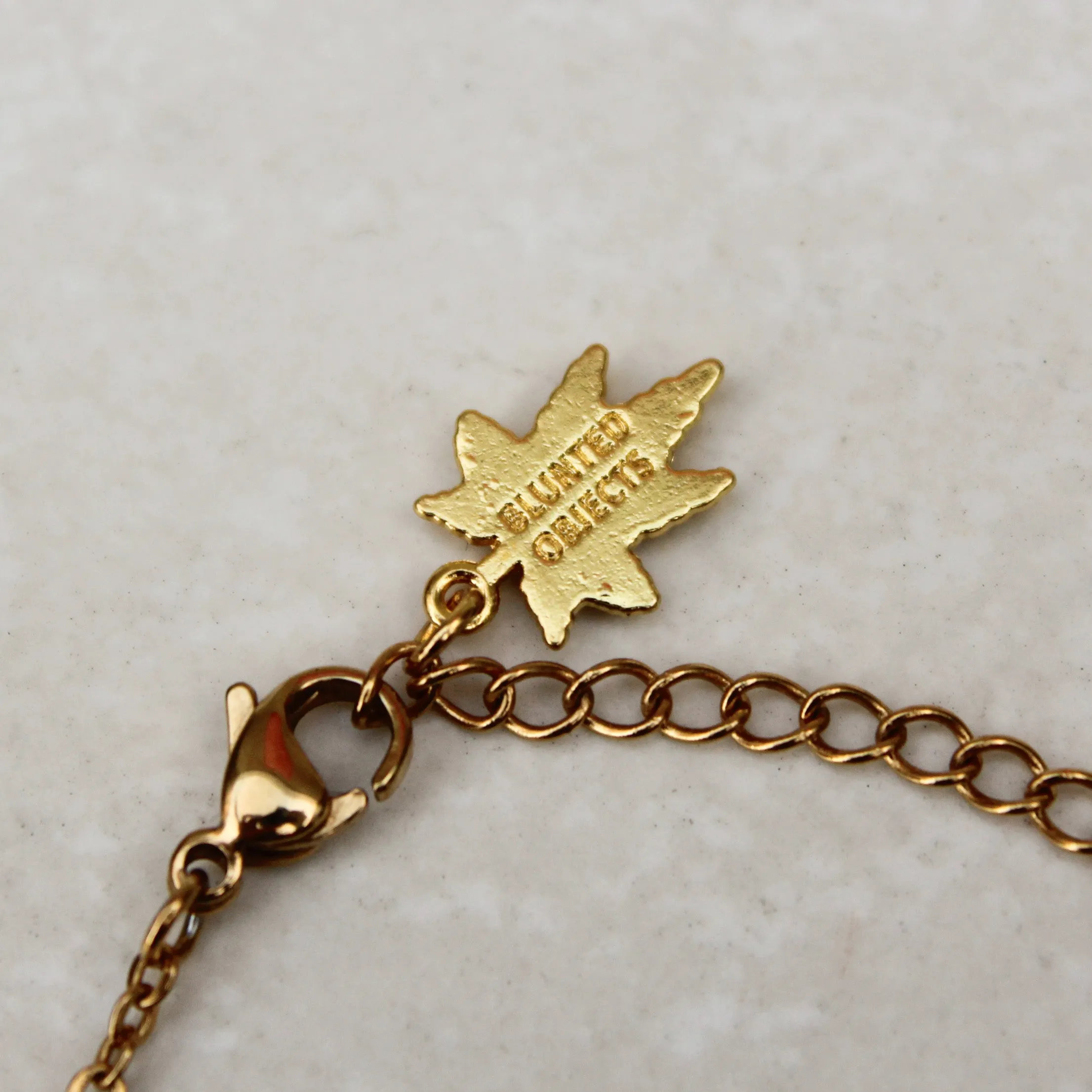 Fucking Stoned Statement Necklace - Gold