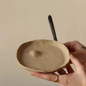 GATHERED EARTH INCENSE BURNER