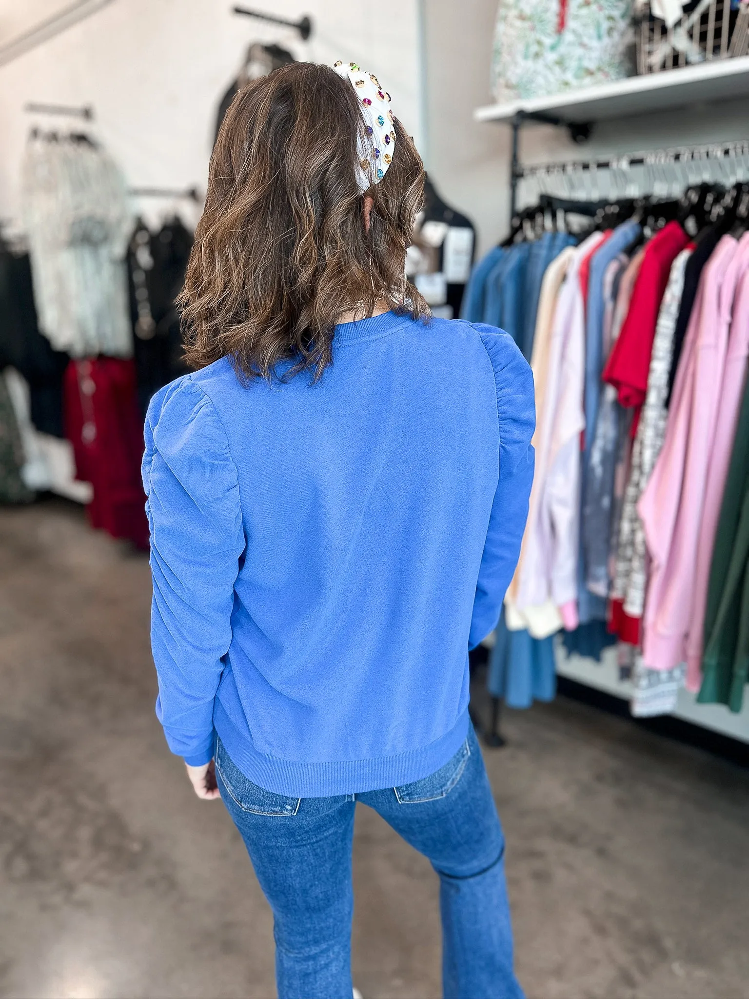 Gathered Grace Knit Top