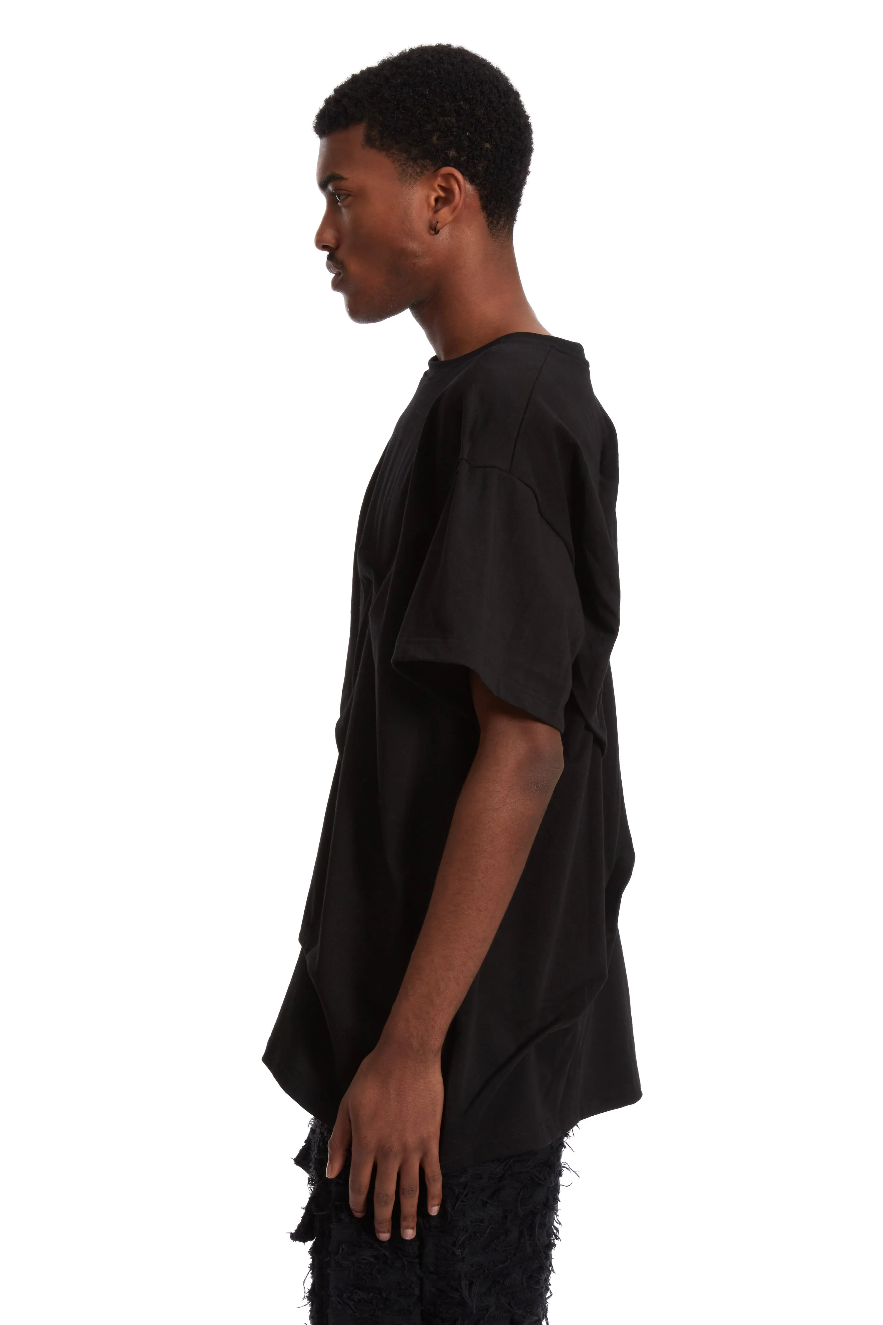 GATHERED SHORT SLEEVE