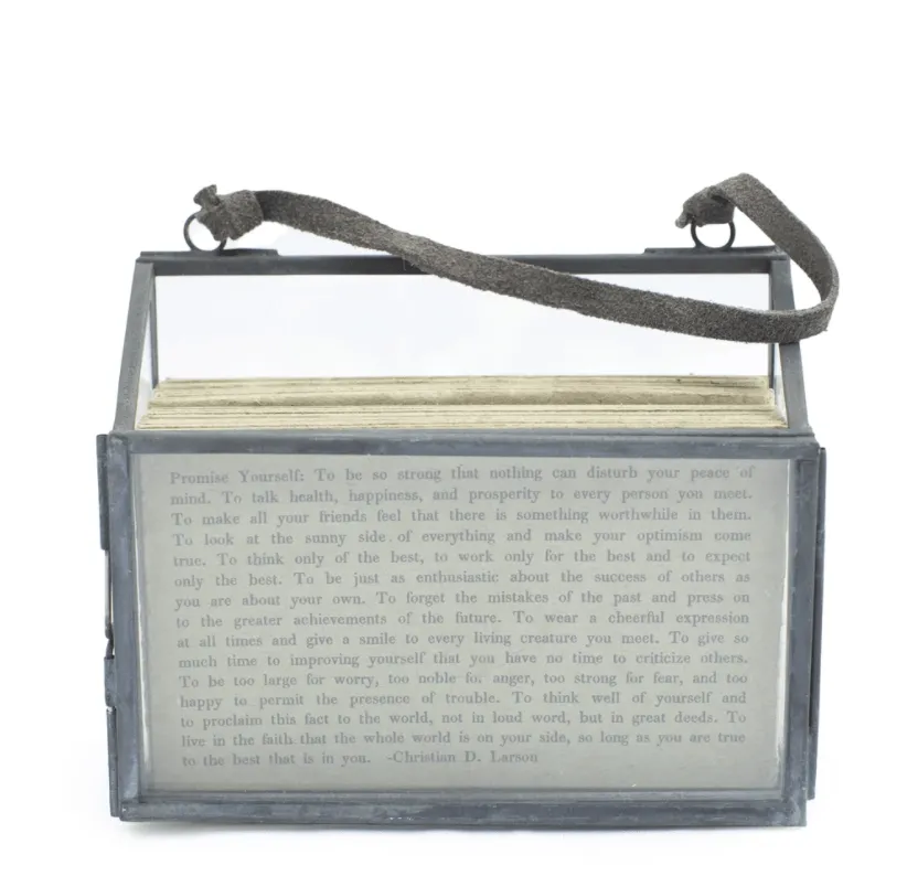 Gathered Thoughts Picture Frame w/ 50 Gathered Thoughts