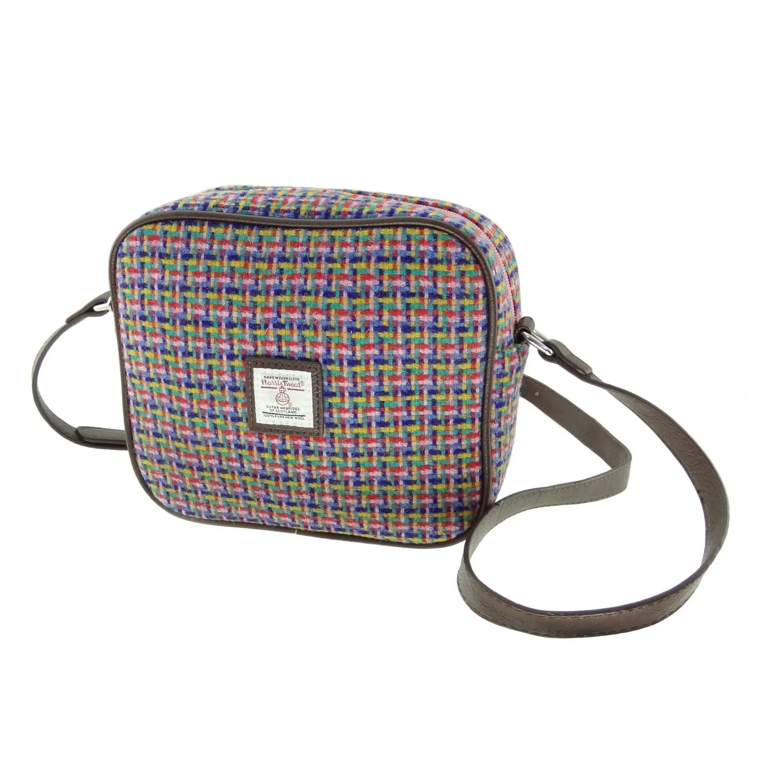 Glen Appin Harris Tweed Mini Bag Almond LB1210