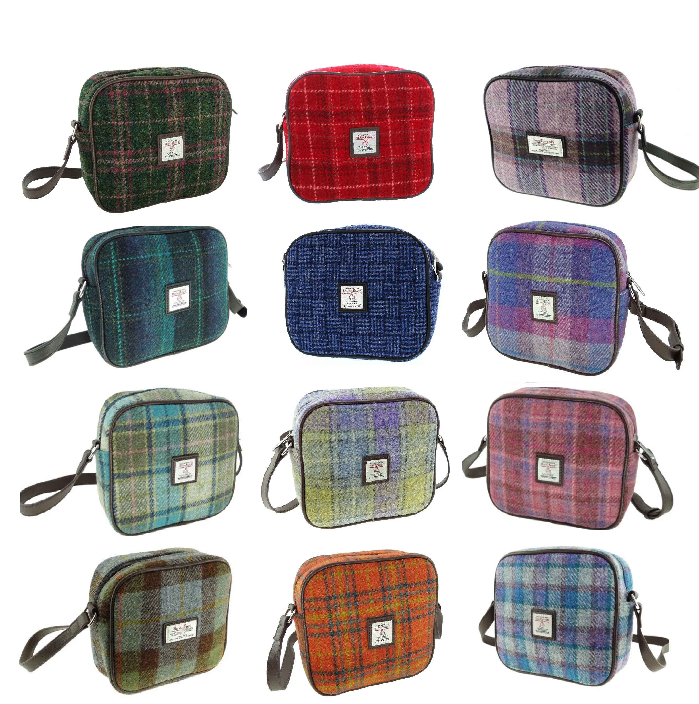 Glen Appin Harris Tweed Mini Bag Almond LB1210