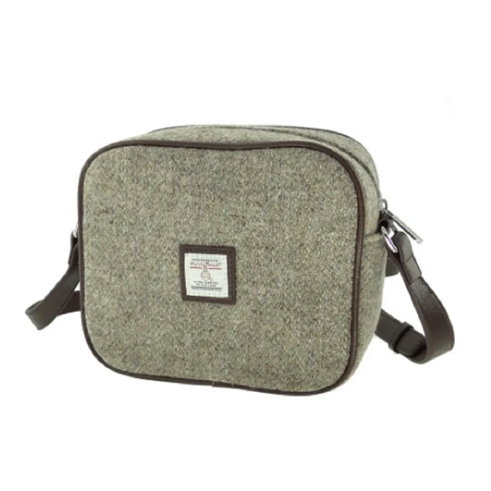 Glen Appin Harris Tweed Mini Bag Almond LB1210