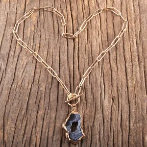 Gold Chain Bam Statement Necklace