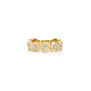 Gold Frame Diamond Ring