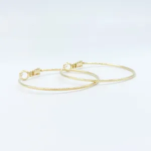 Gold Statement Hoops 7.0